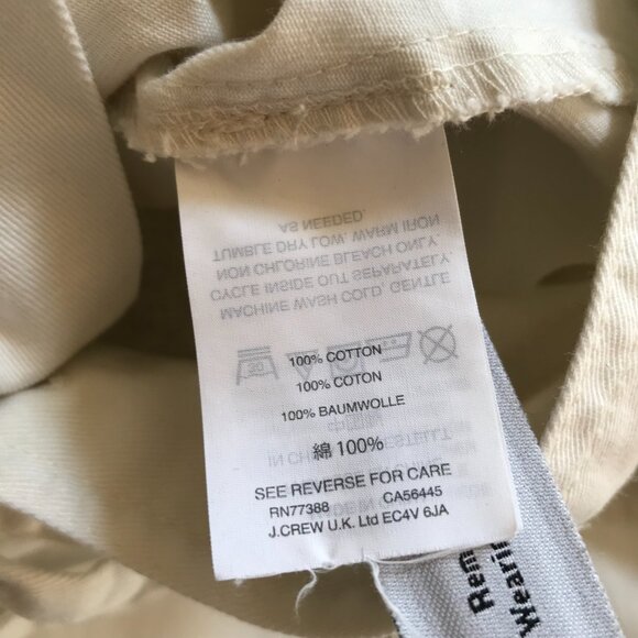 Madewell Wide Leg Utility Jumpsuit Womens 4 Cream Ivory Short Sleeve Cotton Boho - Picture 7 of 13